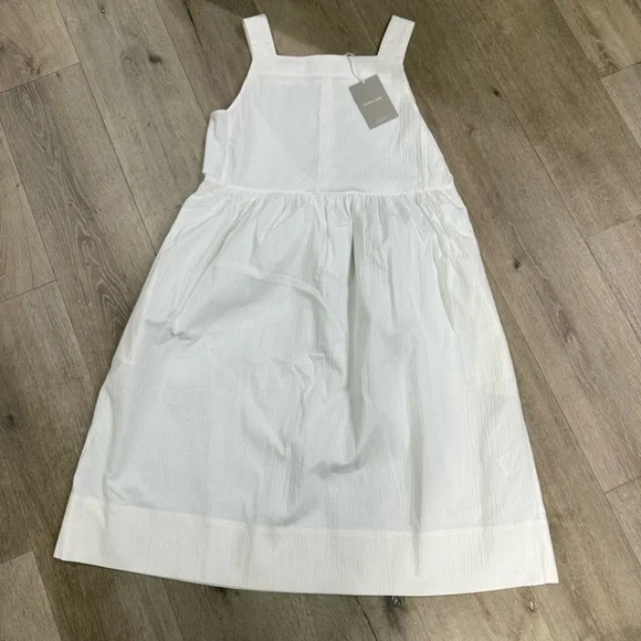 Everlane Off-White Textured Sleeveless Dress - Picture 1 of 7